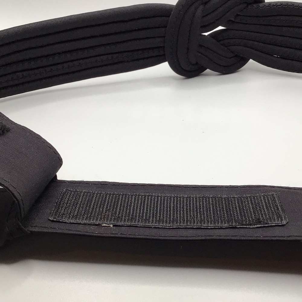Black Silk Gordian Knot Belt - Picture 2 of 5